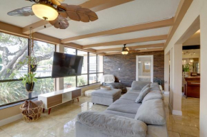 Waterfront Home with Game Room, 2 Miles to Beach!